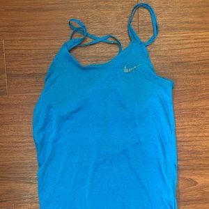 XS blue Nike athletic top